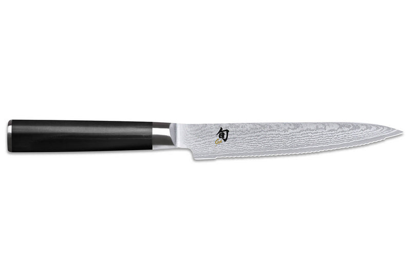 Couteau à tomates Kai Shun Classic damas lame dentelée 15cm
