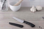 Couteau Kai Select pour fruits et légumes lame 12cm et manche noir + protège lame