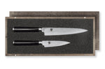 Coffret 2 couteaux japonais Kai Shun damas office/universel acier de qualité