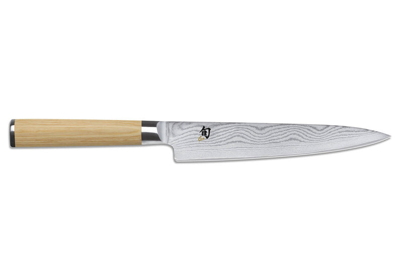 Couteau universel japonais Kai Shun Classic White damas 32 couches 15cm