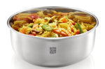 Boîte de conservation Gefu Provido ronde 1000ml en acier inox