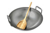Wok en acier au carbone pour Big Green Egg Large et XLarge 40cm + spatule en bambou