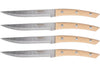 Coffret 4 couteaux à steak Homey's Bokträ lame crantée 13cm