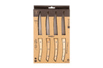 Coffret 4 couteaux à steak Homey's Bokträ lame crantée 13cm