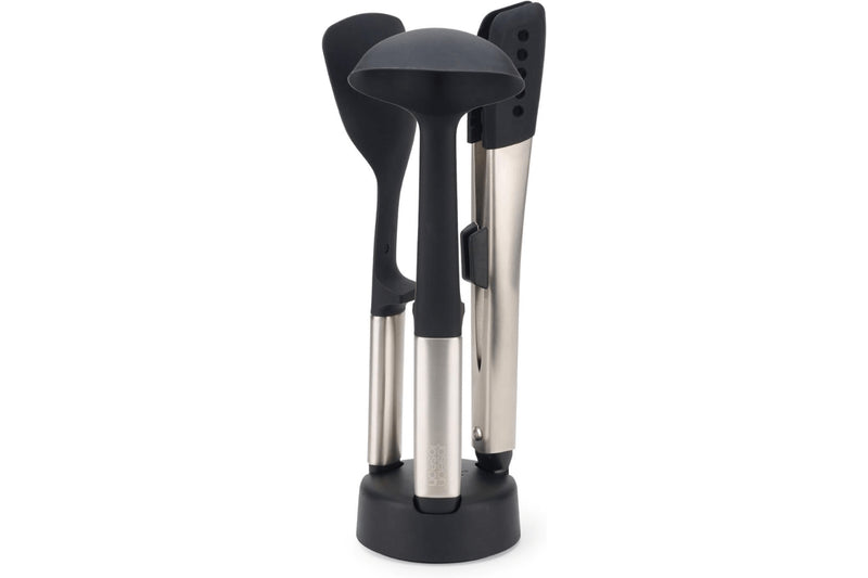 Set de 3 ustensiles Joseph Joseph Elevate Fusion en silicone avec support de rangement