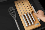 Set de 5 couteaux Joseph Joseph Elevate Steel Knives Bamboo Store + plateau en bambou