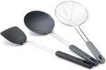 Set de 3 ustensiles de cuisine Joseph Joseph Nest Fusion en silicone et acier avec crochet de suspension