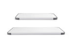 Set de 2 planches à découper anti-glisse Kitchen Aid réversibles en PP blanc
