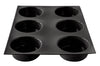 Moule 6 grands ronds Flexipan anti-adhérent en silicone et tricot de verre 40x30cm