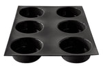 Moule 6 grands ronds Flexipan anti-adhérent en silicone et tricot de verre 40x30cm