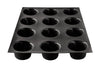 Moule 12 muffins Flexipan anti-adhérent en silicone et tricot de verre