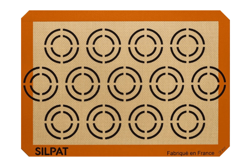 Toile de cuisson spéciale cookies Silpat en silicone et toile de verre 42x29,5cm