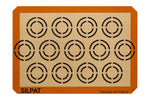 Toile de cuisson spéciale cookies Silpat en silicone et toile de verre 42x29,5cm