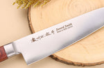 Coffret 2 couteaux japonais Satake Cutlery Brown Pakkawood chef + office