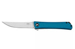 Couteau pliant CRKT Kalbi 7540 manche en aluminium bleu 10,2cm