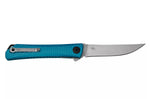 Couteau pliant CRKT Kalbi 7540 manche en aluminium bleu 10,2cm