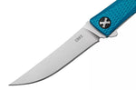 Couteau pliant CRKT Kalbi 7540 manche en aluminium bleu 10,2cm