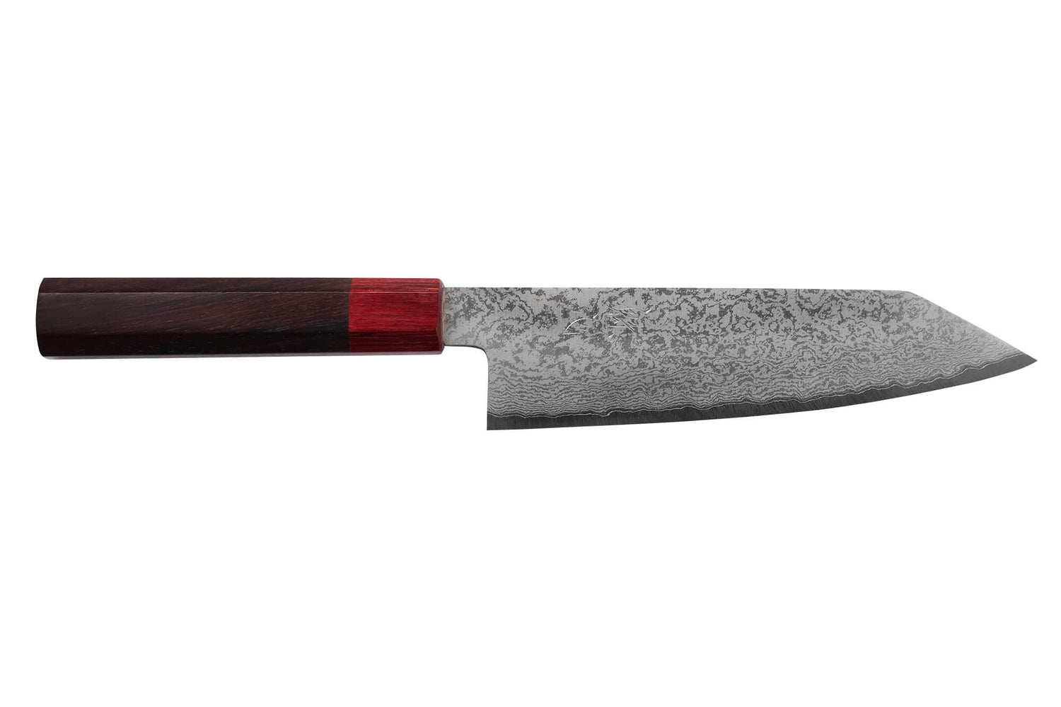 Couteau kiritsuke 17cm japonais artisanal Nakamura Kaishin Ginsan Damas
