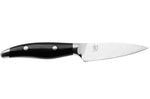 Couteau d'office japonais KAI Shun Nagare Black lame damas 72 couches Dual Core 9cm manche bombé