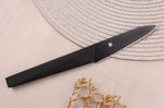 Coffret 3 couteaux japonais Satake Cutlery Black santoku + universel + office