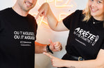 Tee-shirt officiel Couteauxduchef "Ou t'aiguises ou jt'aiguise !"