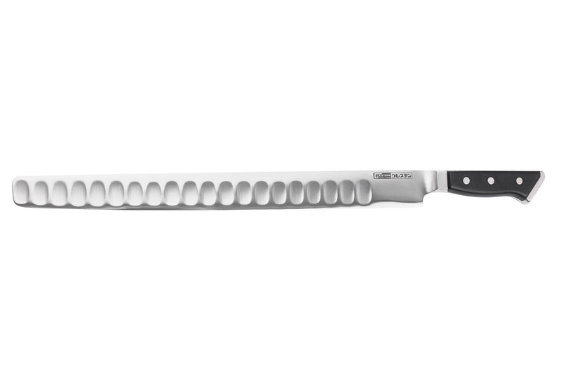 Couteau à saumon alvéolé japonais Glestain K Series 36cm