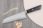 Couteau santoku 16,5cm japonais artisanal Masutani VG10 Damas