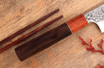 Couteau santoku 17cm japonais artisanal Yuzo Akira Tsuchime VG10