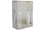 Set de 2 bouteilles à huile et vinaigre KitchenCraft Idilica en grès crème 450ml
