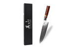 Couteau de chef 20cm Kutoyama damas pakka rainbow