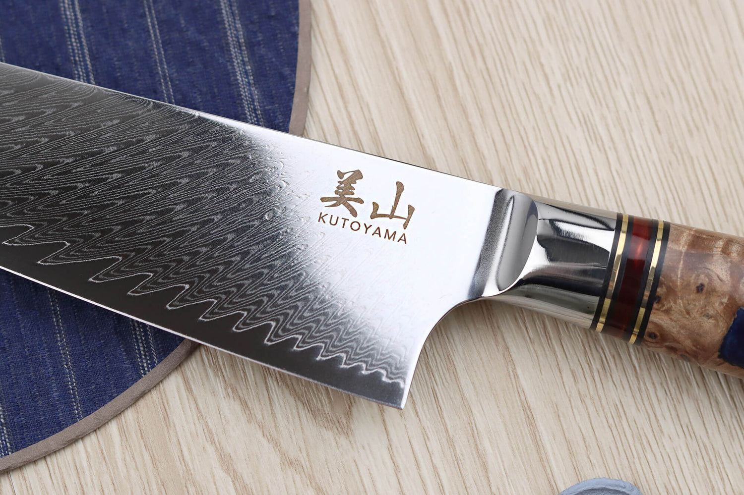 Couteau de chef 19cm Kutoyama damas nid d'abeille