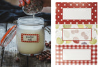 Set de 30 étiquettes de pots à confiture KitchenCraft Home Made Orchard 3 motifs