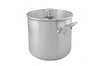 Marmite Mauviel M'Urban4 en fonte d'inox compatible induction 24cm avec couvercle en verre