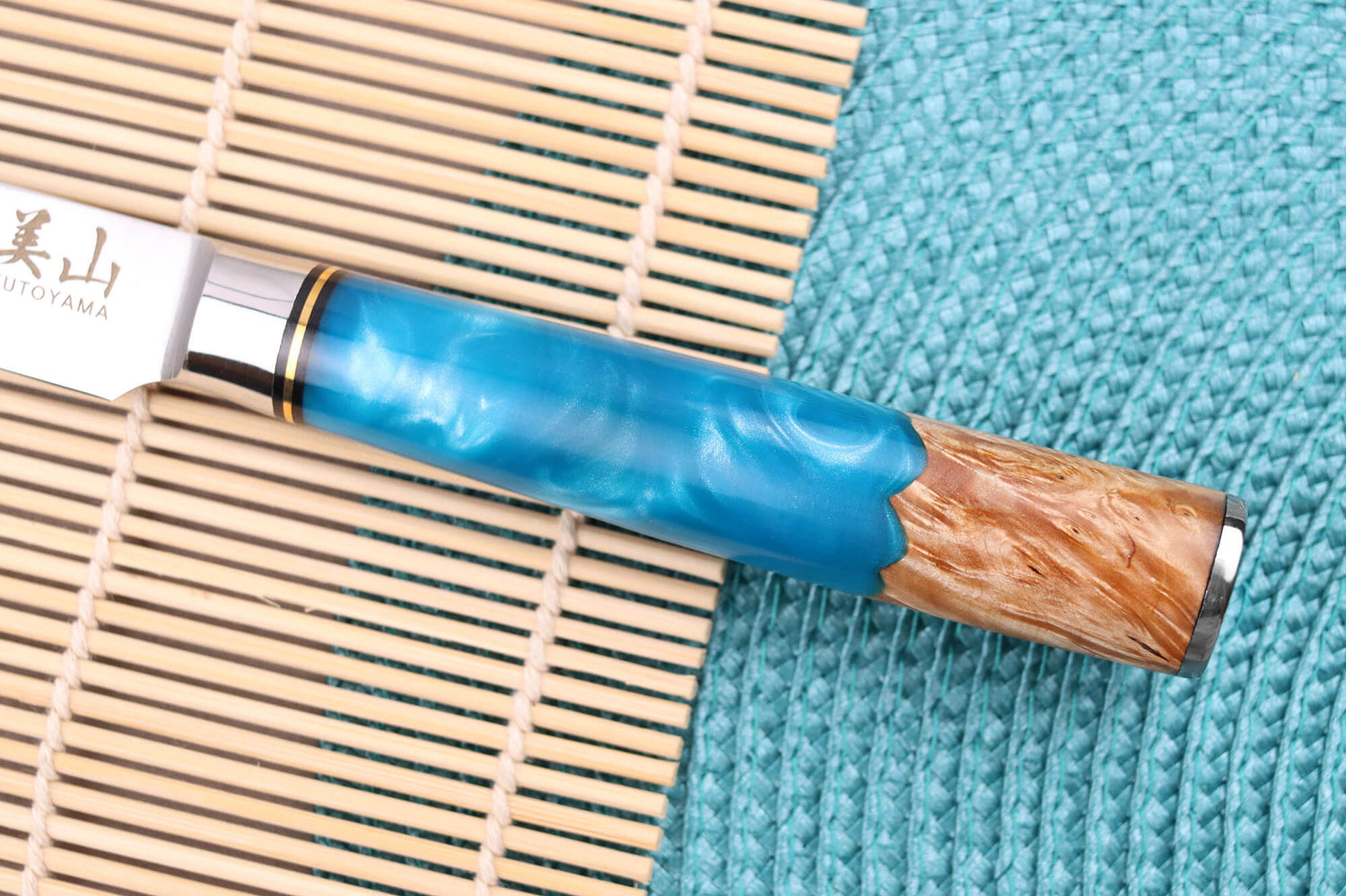 Couteau d'office 8cm Kutoyama damas Azur