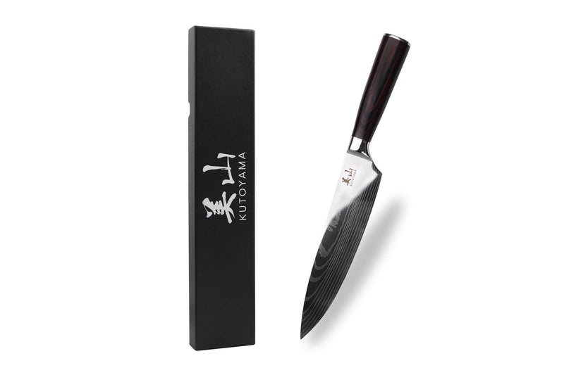 Couteau de chef 20cm Kutoyama Black Pakka