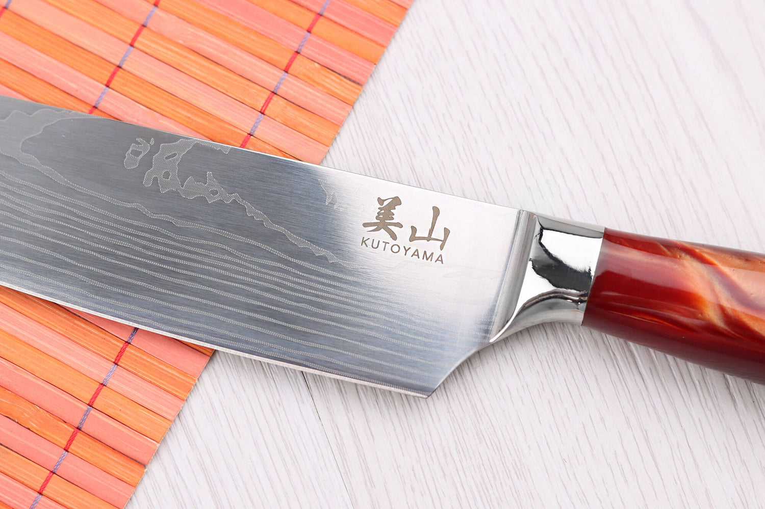 Couteau de chef 20cm Kutoyama Red Flame