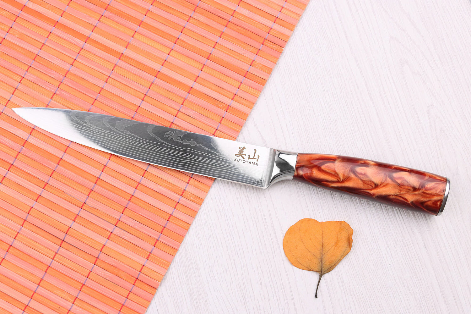 Couteau à découper 20cm Kutoyama Red Flame