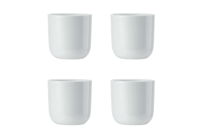Set de 4 coquetiers Mikasa Chalk en porcelaine blanche