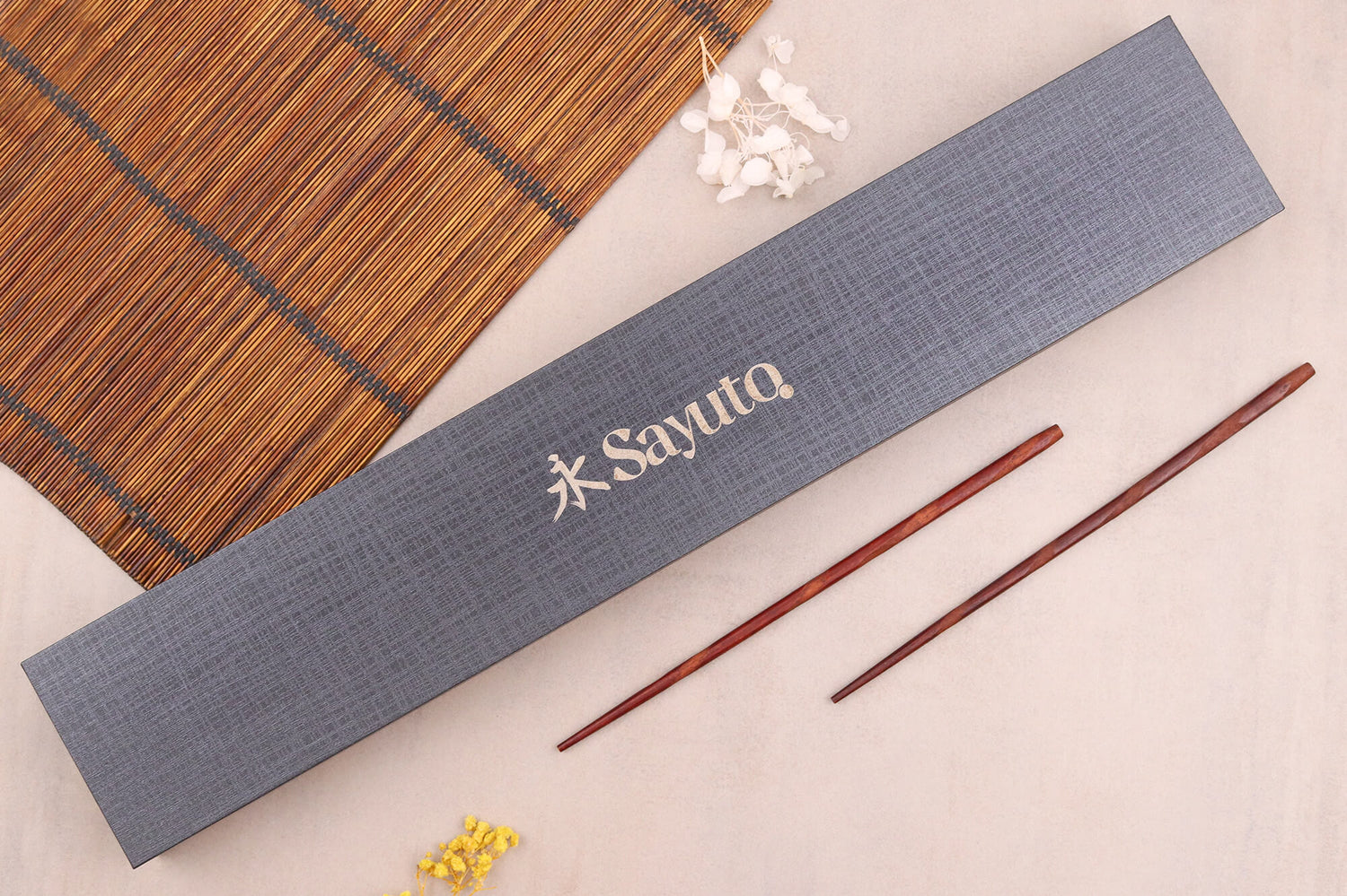 Couteau yanagiba 27cm Sayuto Ebène 7Cr manche en ébène