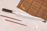 Couteau yanagiba 30cm Sayuto Ebène 7Cr manche en ébène