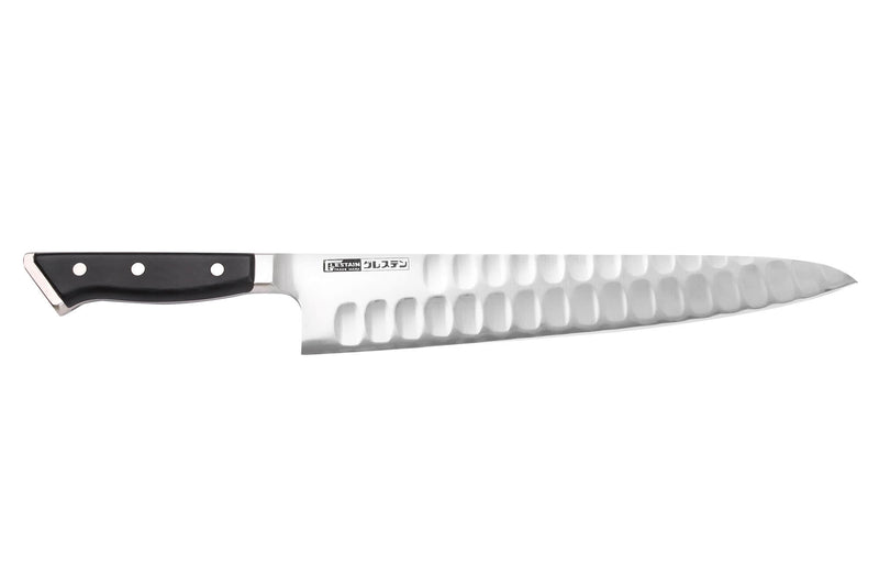 Couteau de chef alvéolé japonais Glestain K Series 30cm