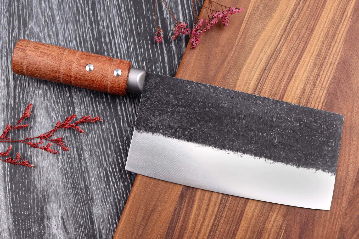 Couteau de chef chinois 17,5cm Wusaki Padouk
