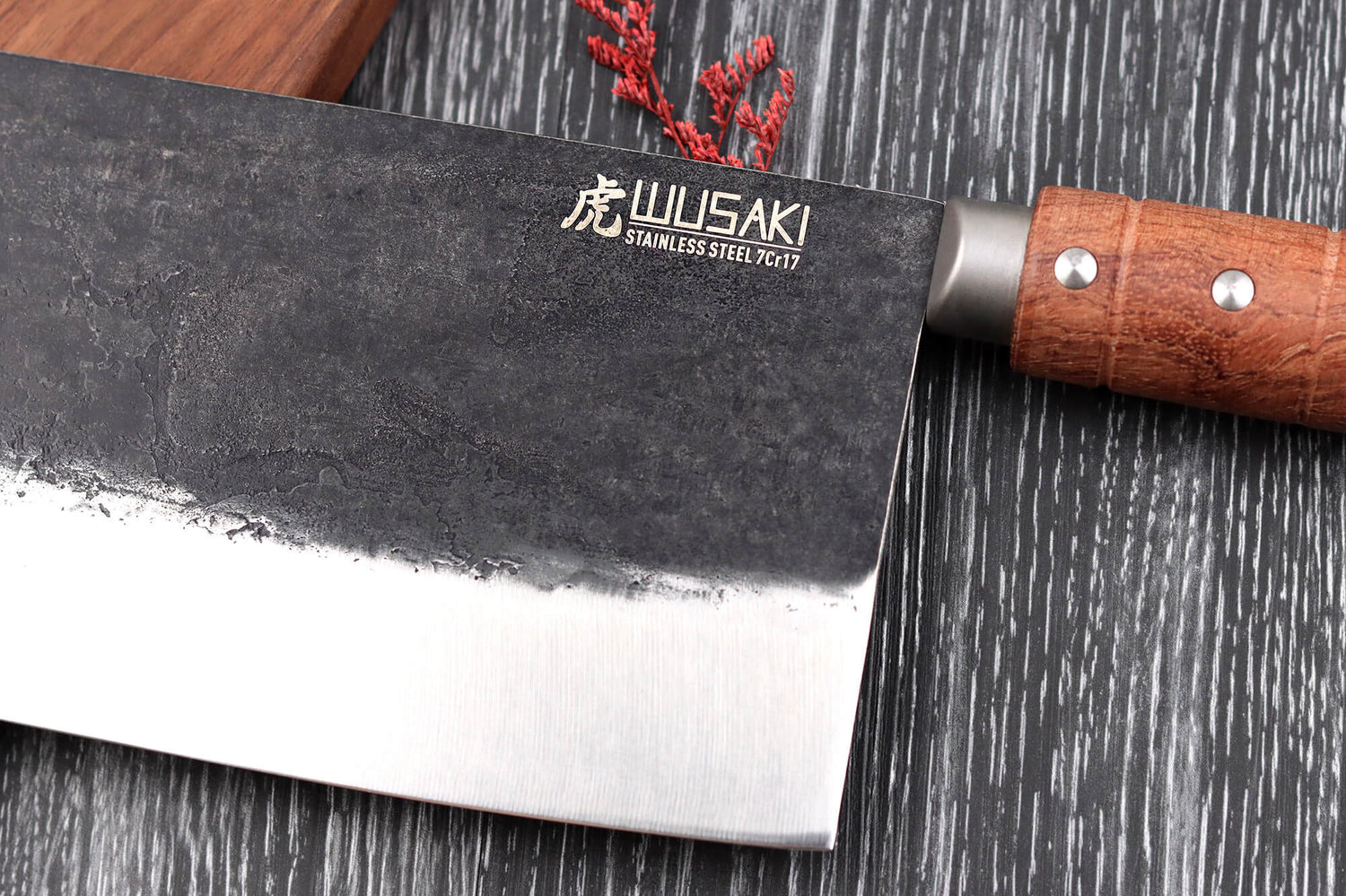 Couteau de chef chinois 20cm Wusaki Padouk