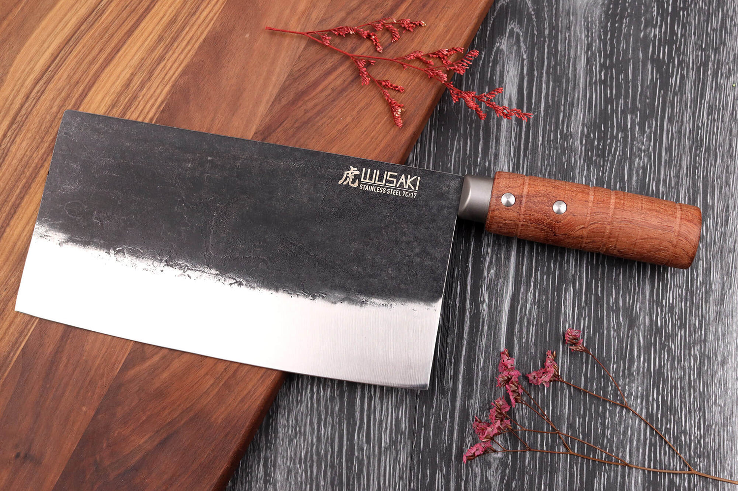Couteau de chef chinois 20cm Wusaki Padouk