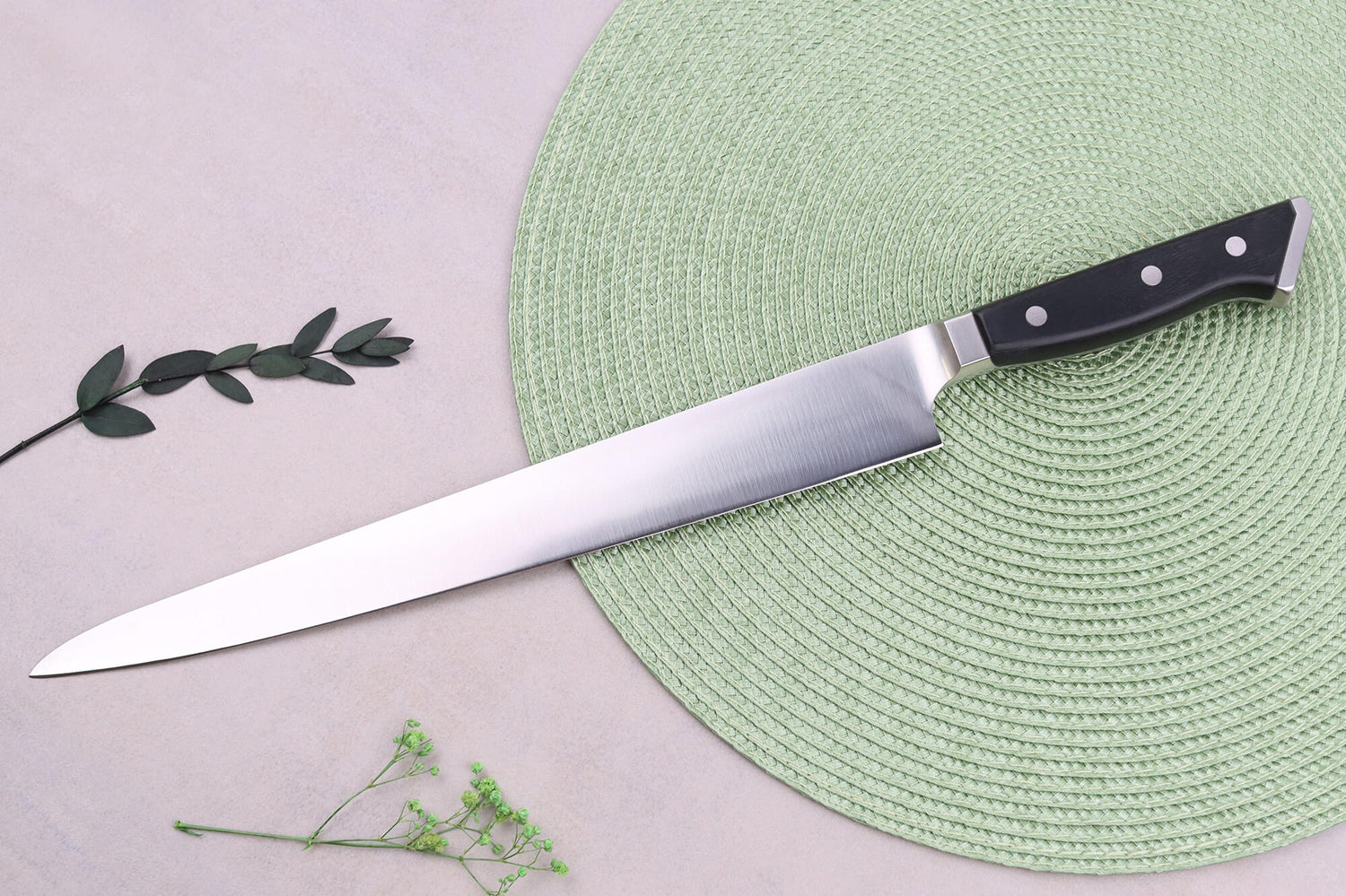 Couteau sujihiki alvéolé japonais Glestain K Series 30cm