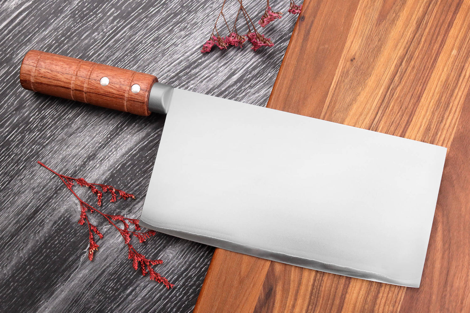 Couteau de chef chinois 20cm Wusaki Padouk San Mai