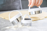Set de 3 emporte-pièces ronds KitchenCraft en inox avec poignées
