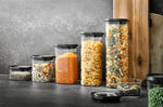 Boîte de conservation Gefu Pantry en verre borosilicate 1900ml + 3 étiquettes autocollantes