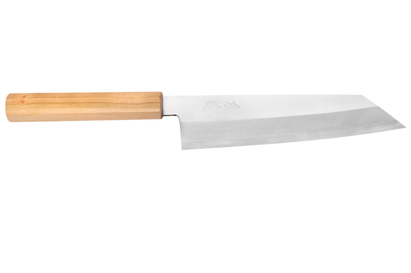 Couteau de chef 21cm japonais artisanal Hado Ginsan Cherry