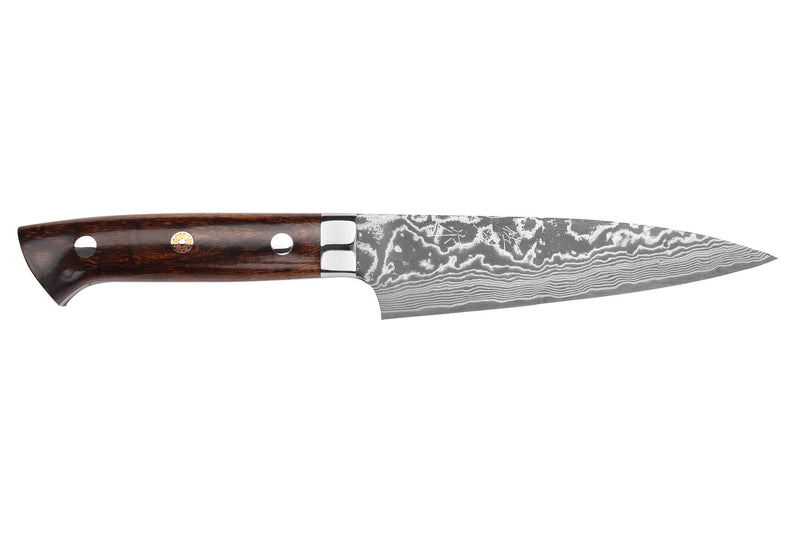 Couteau universel japonais Takeshi Saji R2 Damas Mosaïque 13cm